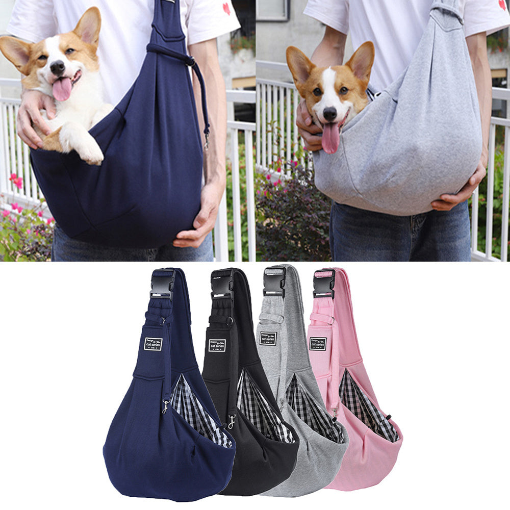Bolso Transportín para Perros y Gatos - Bandolera Ajustable hasta 13kg