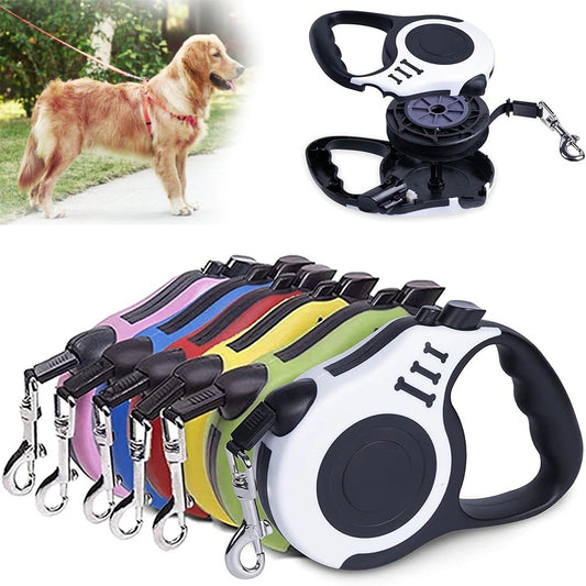 Correa Retráctil Automática para Perros - 3m y 5m