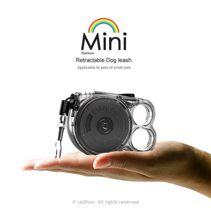 Correa Retráctil Mini para Perros Pequeños - Ligera y Resistente