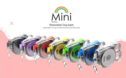 Correa Retráctil Mini para Perros Pequeños - Ligera y Resistente